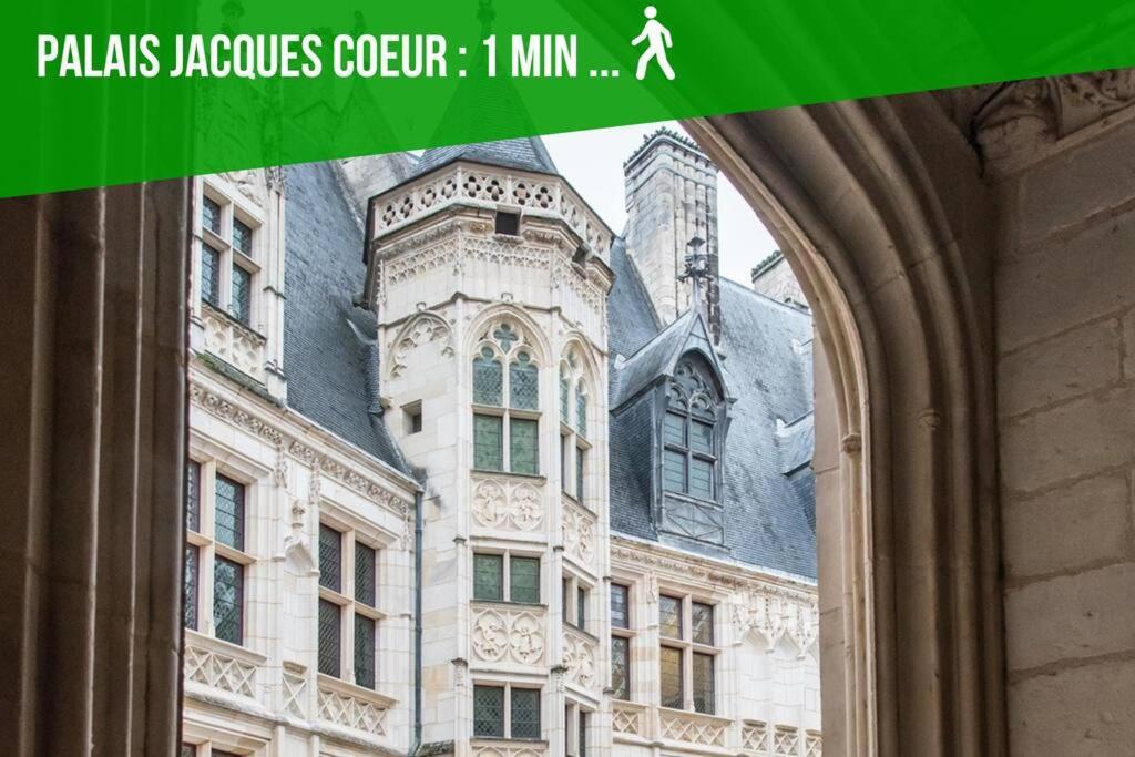 דירות בורז'ה Les Quatre Piliers - 1 Min Palais Jacques Coeur מראה חיצוני תמונה